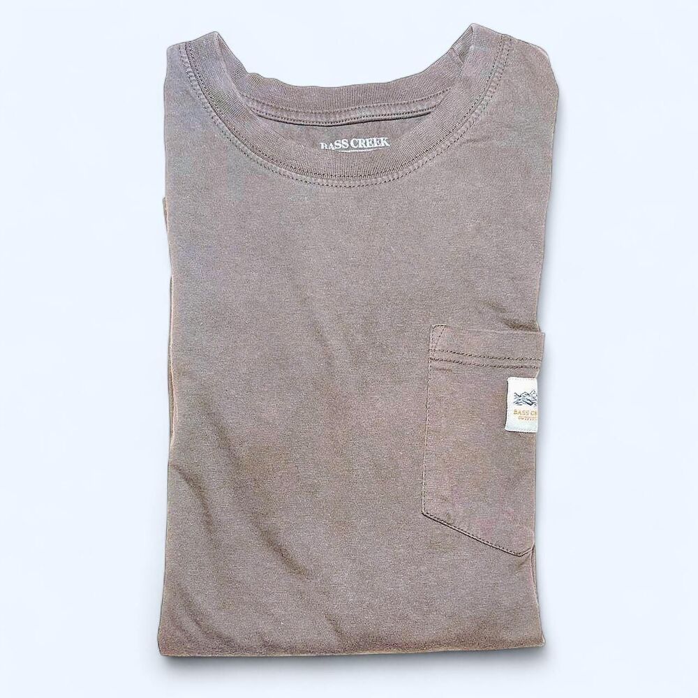 Unbranded Men's Brown and Grey T-shirt